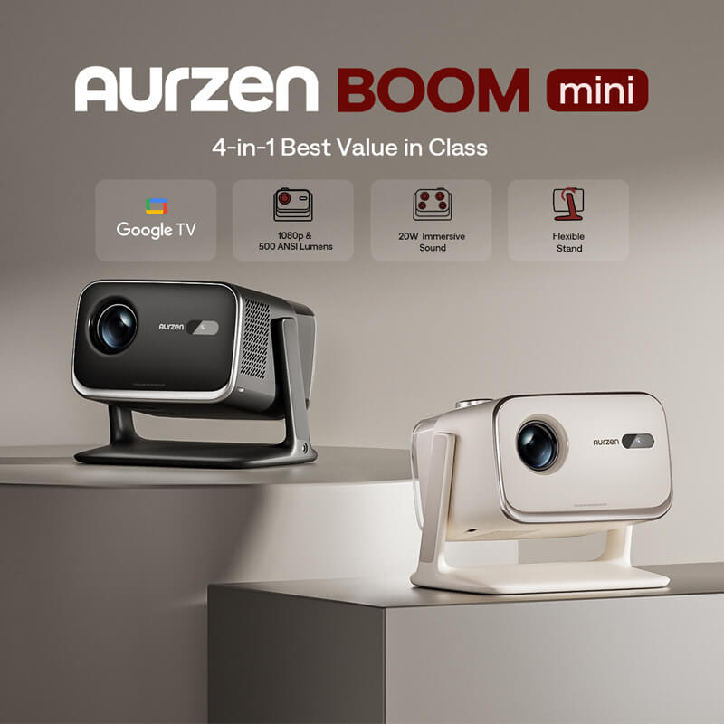 Aurzen Unveils BOOM mini Projector – Your Smart Theatre in a Box