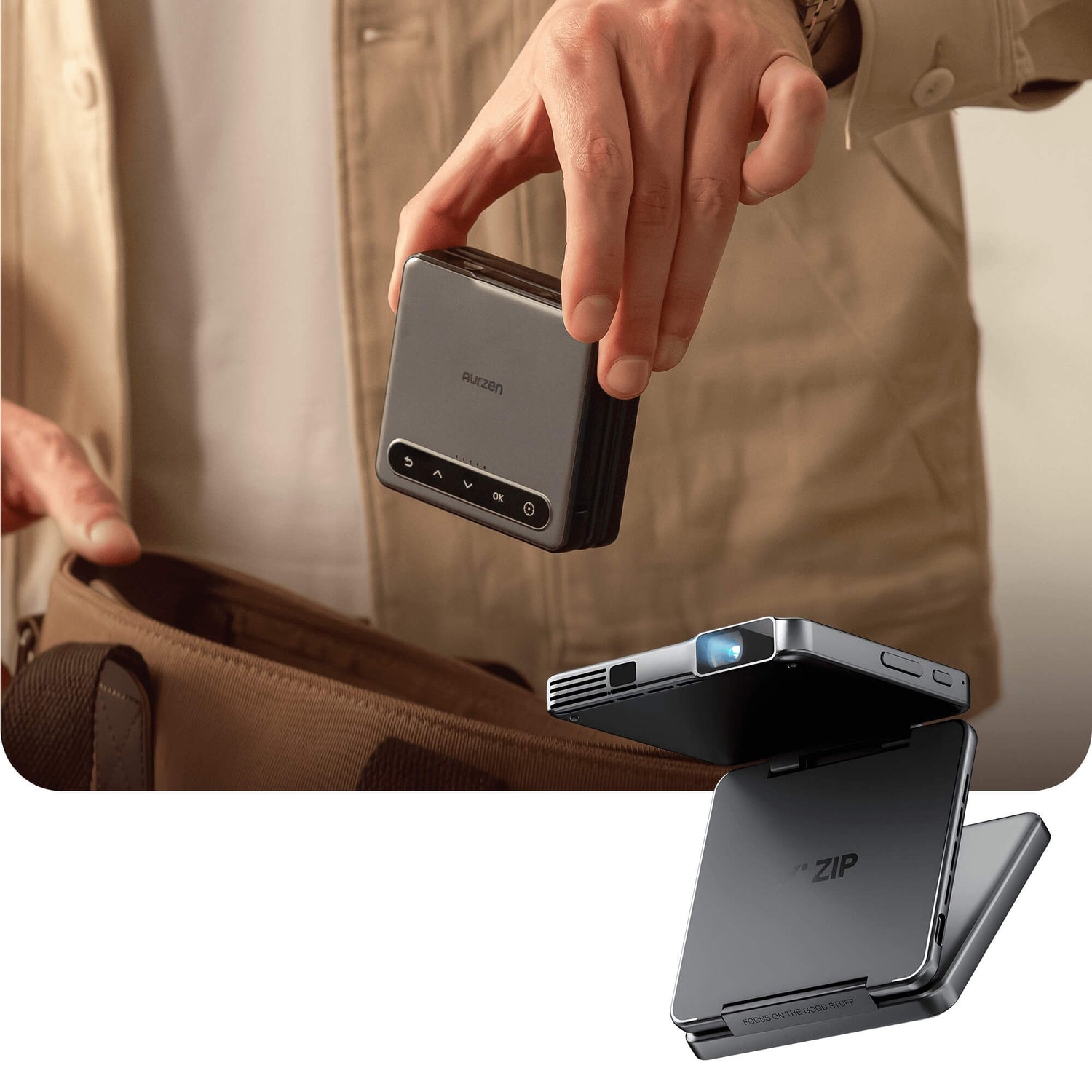 Crowd Favorite from CES and MWC 2025, Aurzen ZIP Projector, Now Available