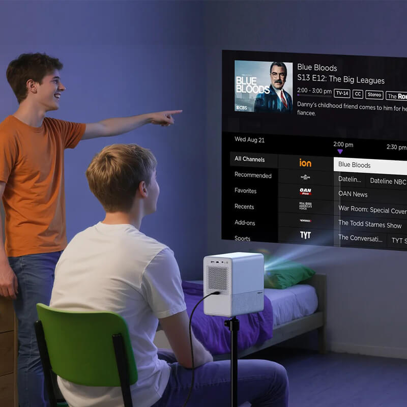 Roku TV Projector Review: Is the Aurzen EAZZE D1R Cube Worth Buying?