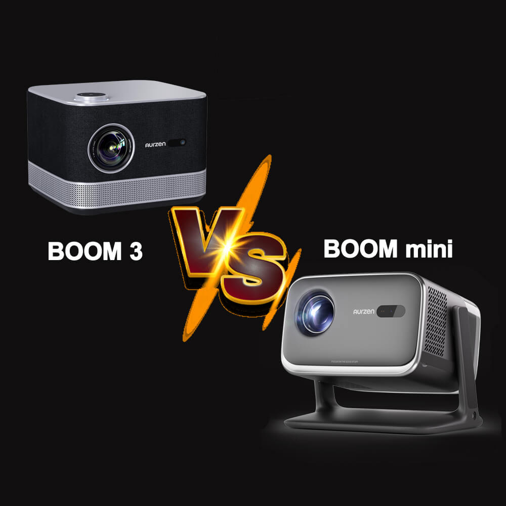 Aurzen BOOM 3 vs. BOOM mini: Which Smart Projector Is Right for You?