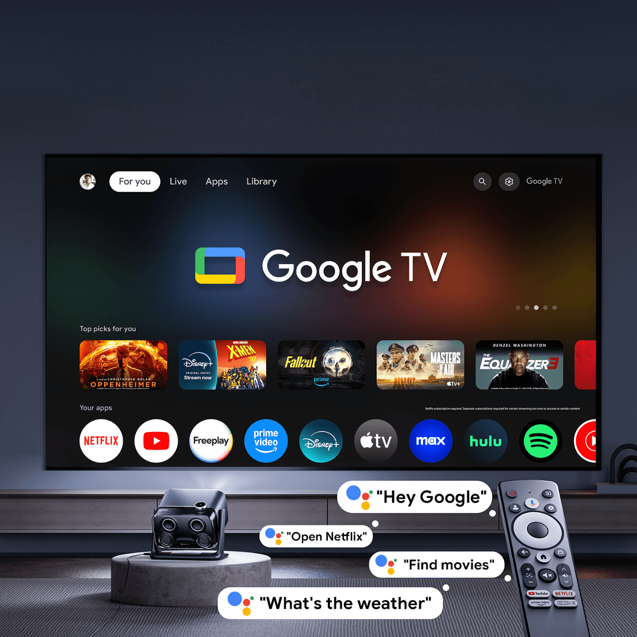 How to Connect Your Projector to Alexa & Google Home