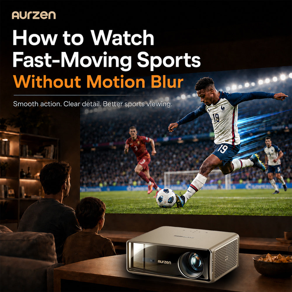 How to Watch Fast-Moving Sports Without Motion Blur on a Projector