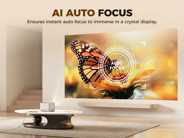 AI Auto Focus Projector