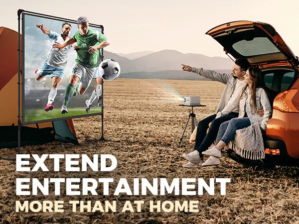 Aurzen BOOM 3 outdoor movie screen and projector