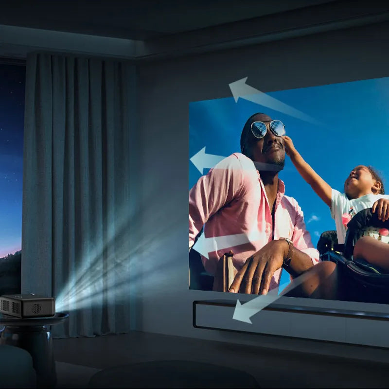 Eye-Friendly Brightness with Diffuse Reflection Projector
