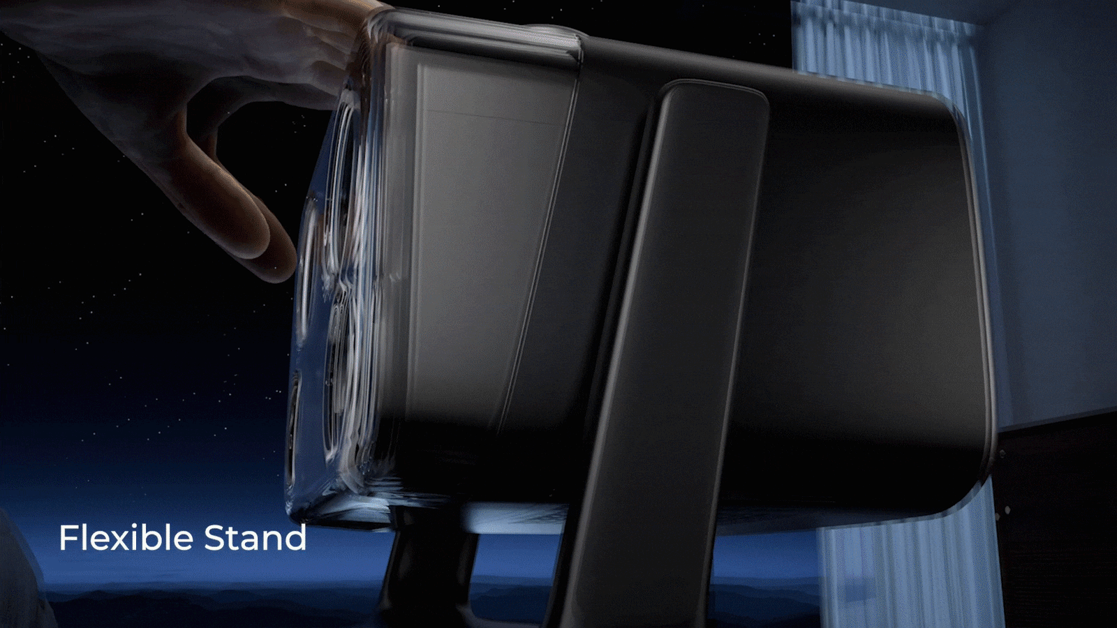 Aurzen BOOM mini projector - Seamless 110° Angle Adjustment