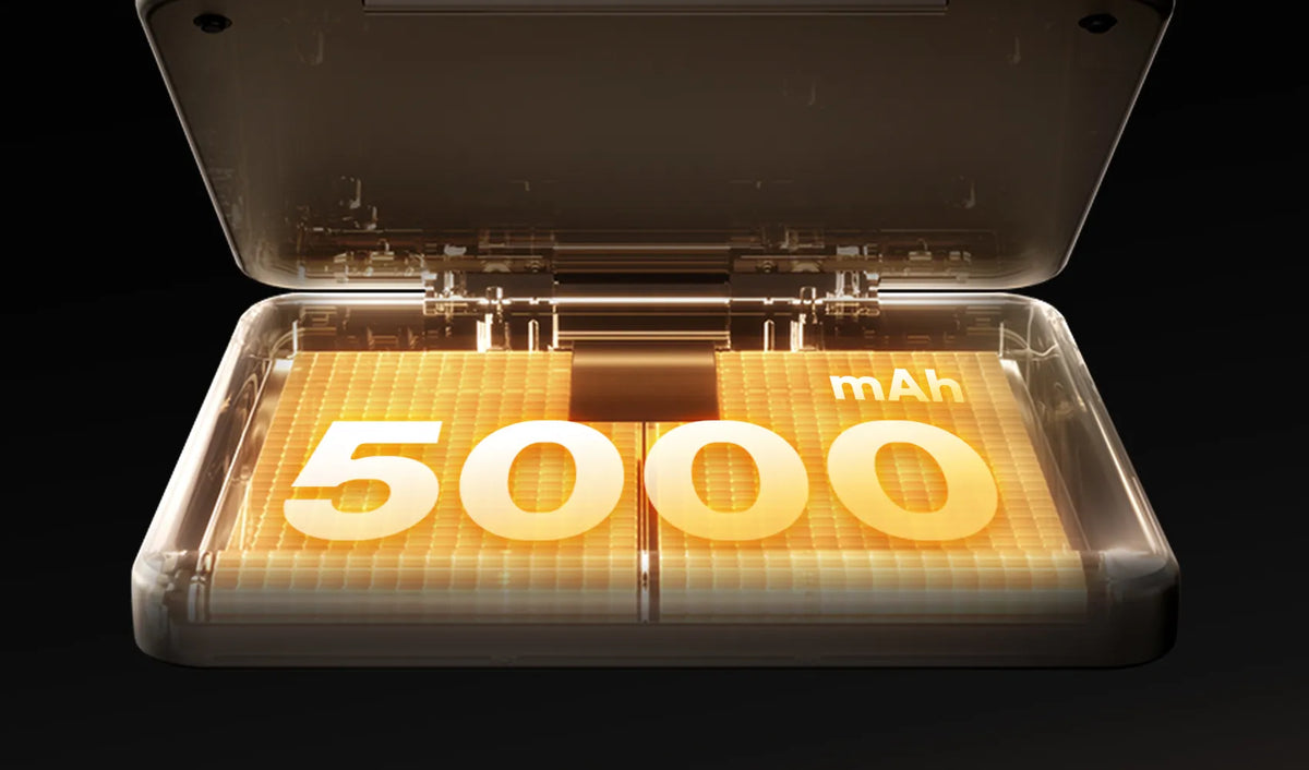 Built-in 5000mAh Battery