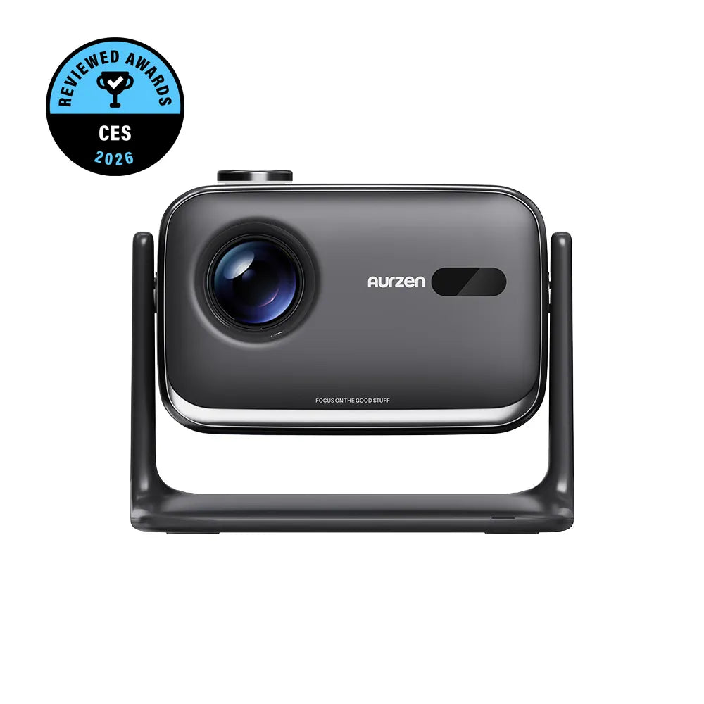 Aurzen BOOM mini Google TV Smart Projector | Portable Home Theater