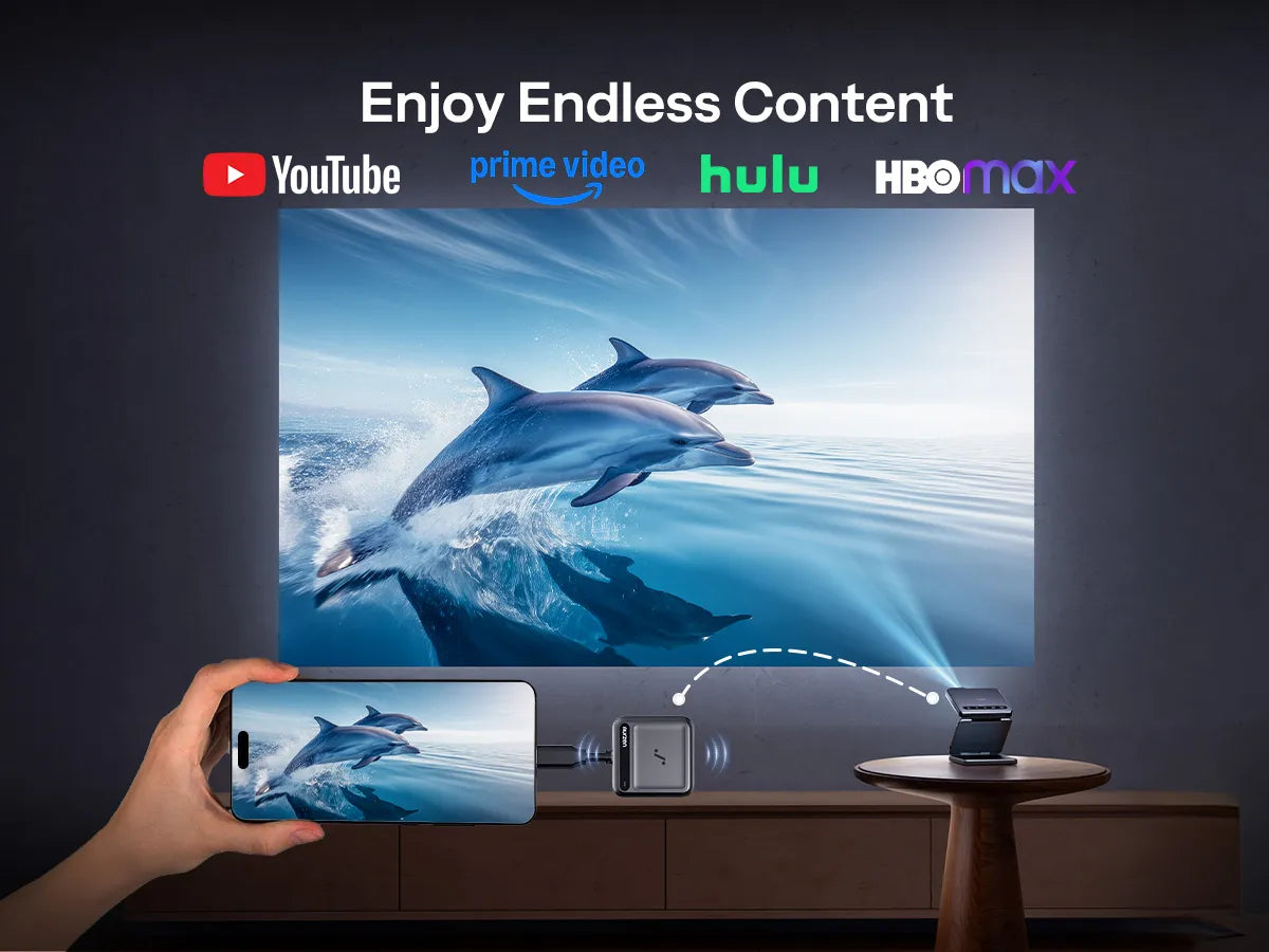 Watch protected streaming content on ZIP projector with CastPlay Pro (Netflix/Disney+ and more)