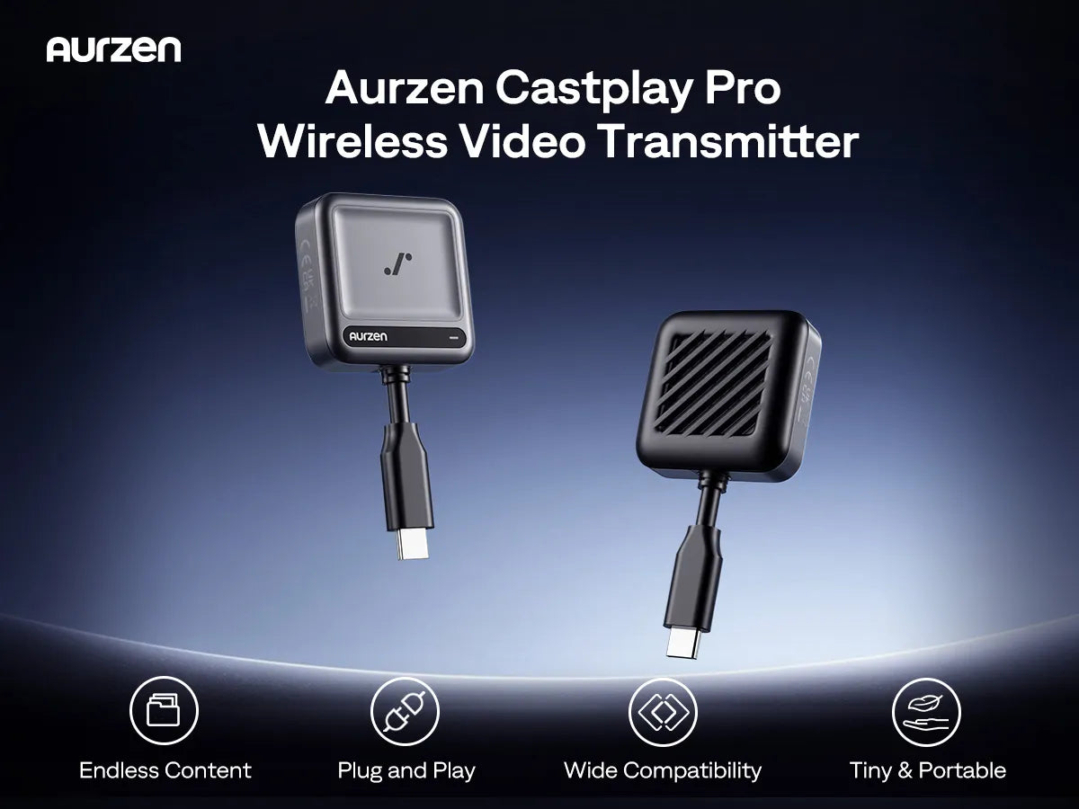 Aurzen CastPlay Pro wireless video transmitter set (USB-C transmitter and receiver)