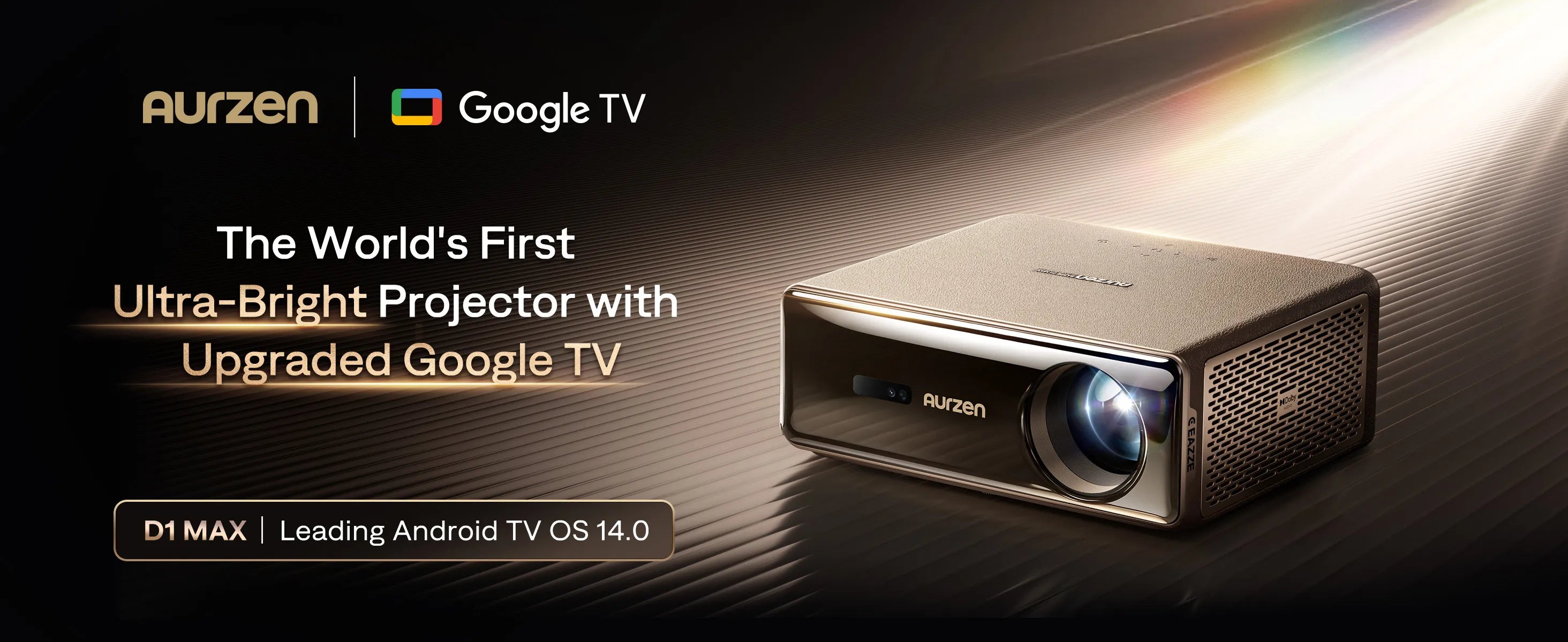 The World's First Ultra-Bright Projector with Upgraded Google TV