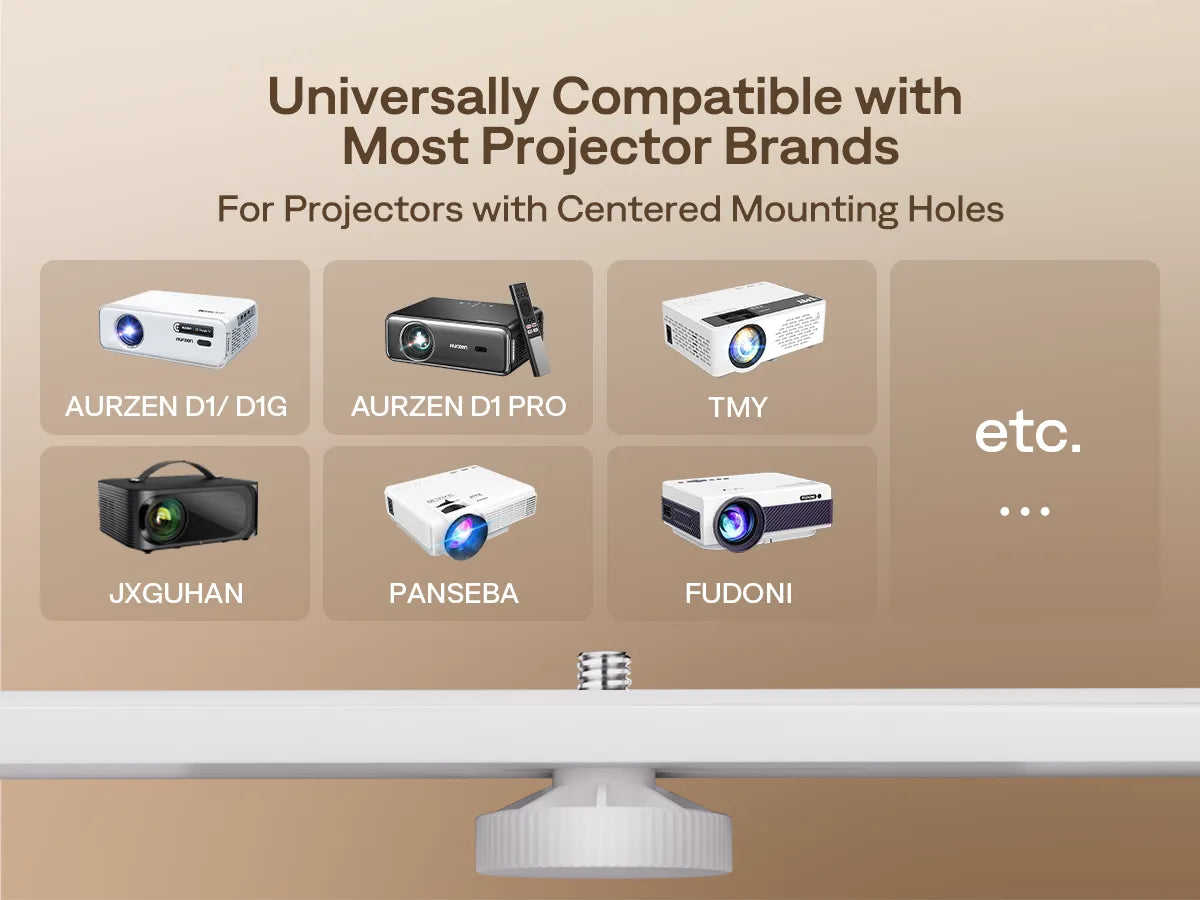 Universal Aurzen projector stand compatible with Aurzen, TMY, Panseba, Fudoni projectors