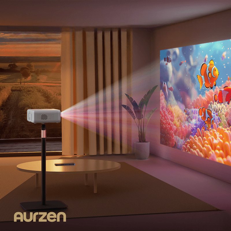 Aurzen Announces World's First Tri-Fold Truly Portable Projector ZIP a