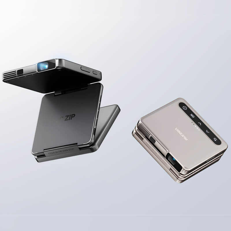 Aurzen Debuts ZIP: The World’s First Tri-Fold Ultra-Portable Projector at CES 2025