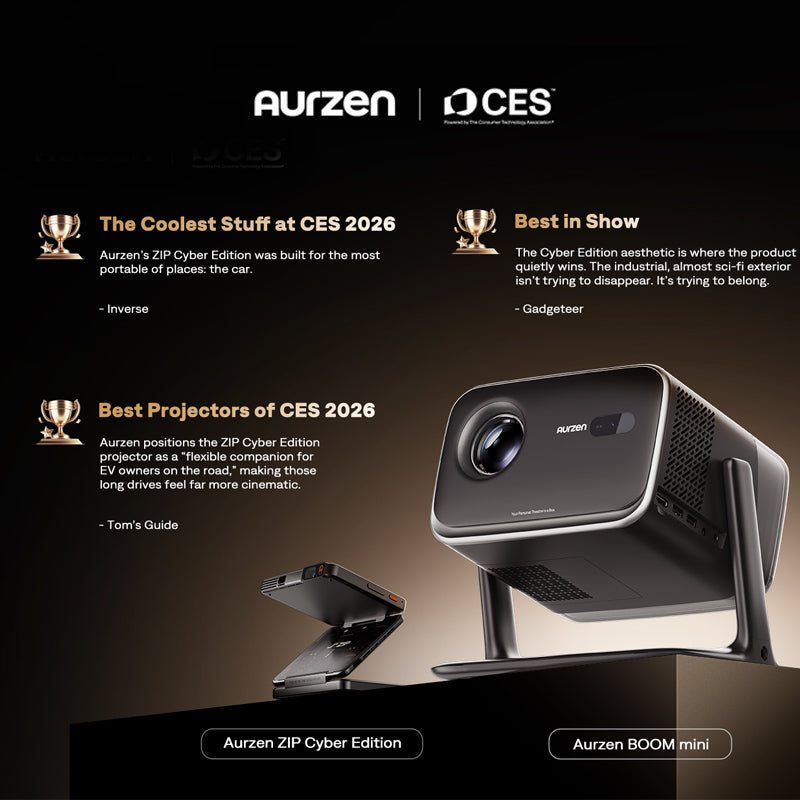 Six “Best of CES 2026” Awards Spotlight Aurzen's Vision for Portable Projection