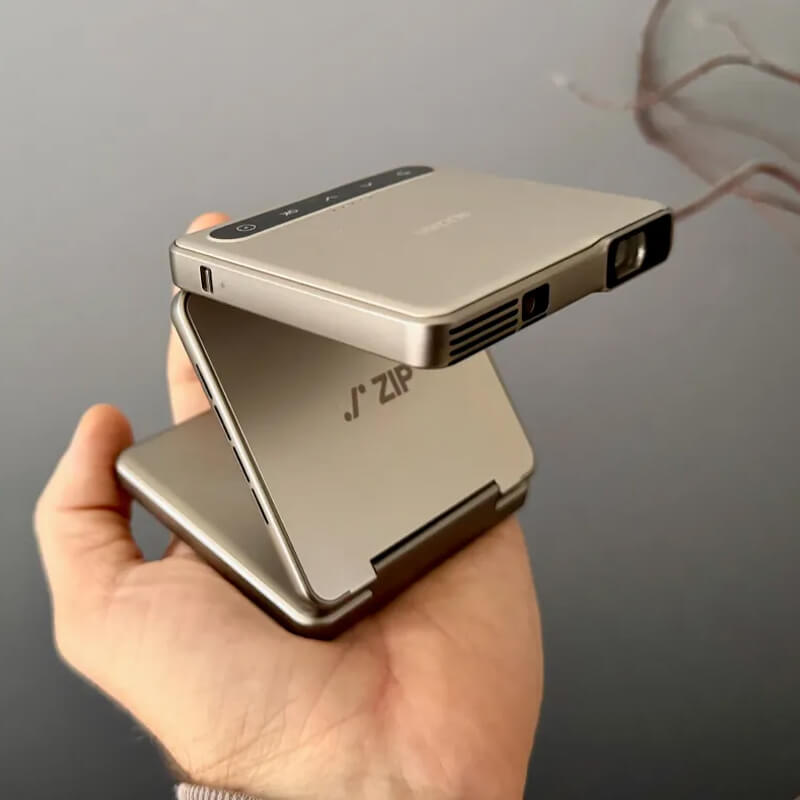 Aurzen Debuts ZIP: The World’s First Tri-Fold Ultra-Portable Projector