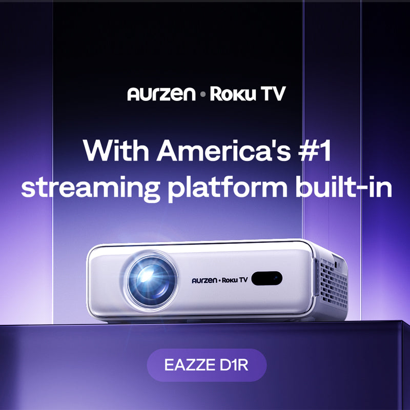 Aurzen Launches EAZZE D1 MAX — The World's First Ultra-Bright Projecto