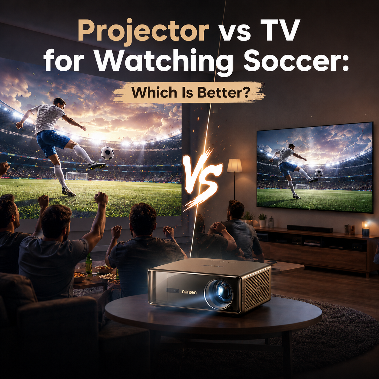 Projector vs TV for Watching Soccer: Which Is Better?