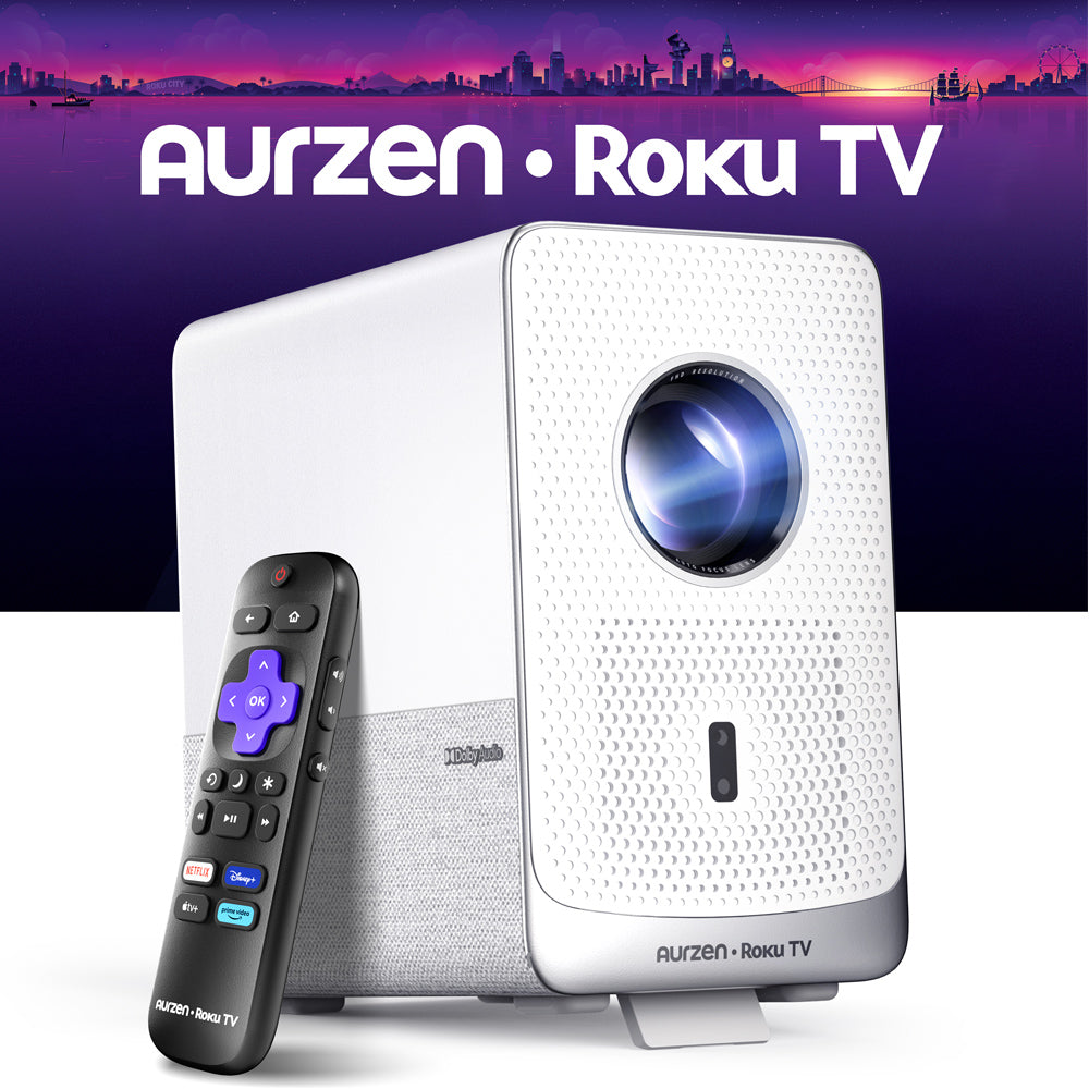 Aurzen EAZZE D1R Cube Projector Review - Roku OS Finally Comes to Projectors