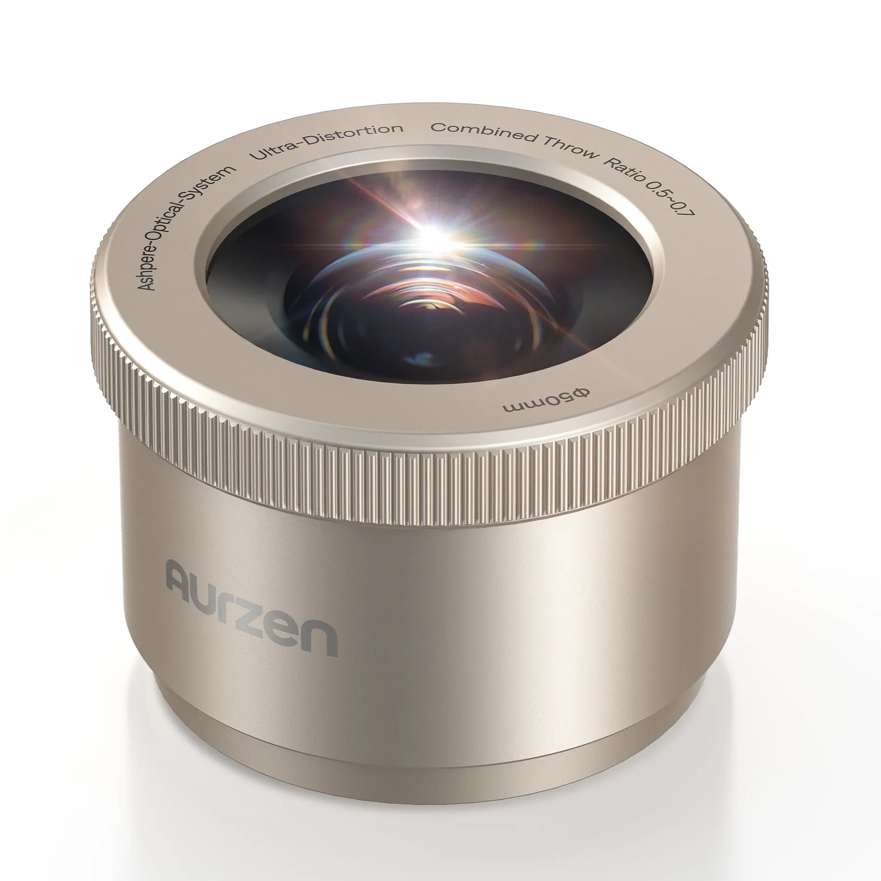 Aurzen AuroraBeam Lens for BOOM air Projector – premium optical lens with aspheric design for immersive projection