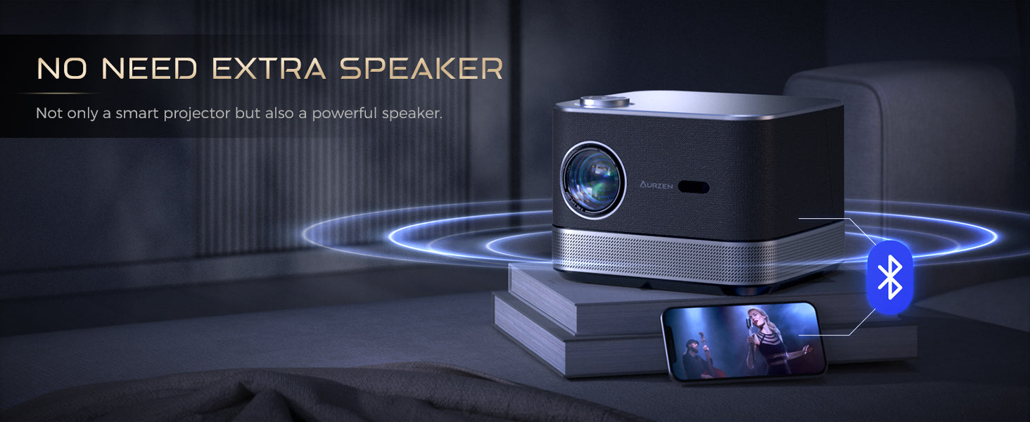 Aurzen D001プロジェクター 家庭用 小型オートフォーカス、 新時代の