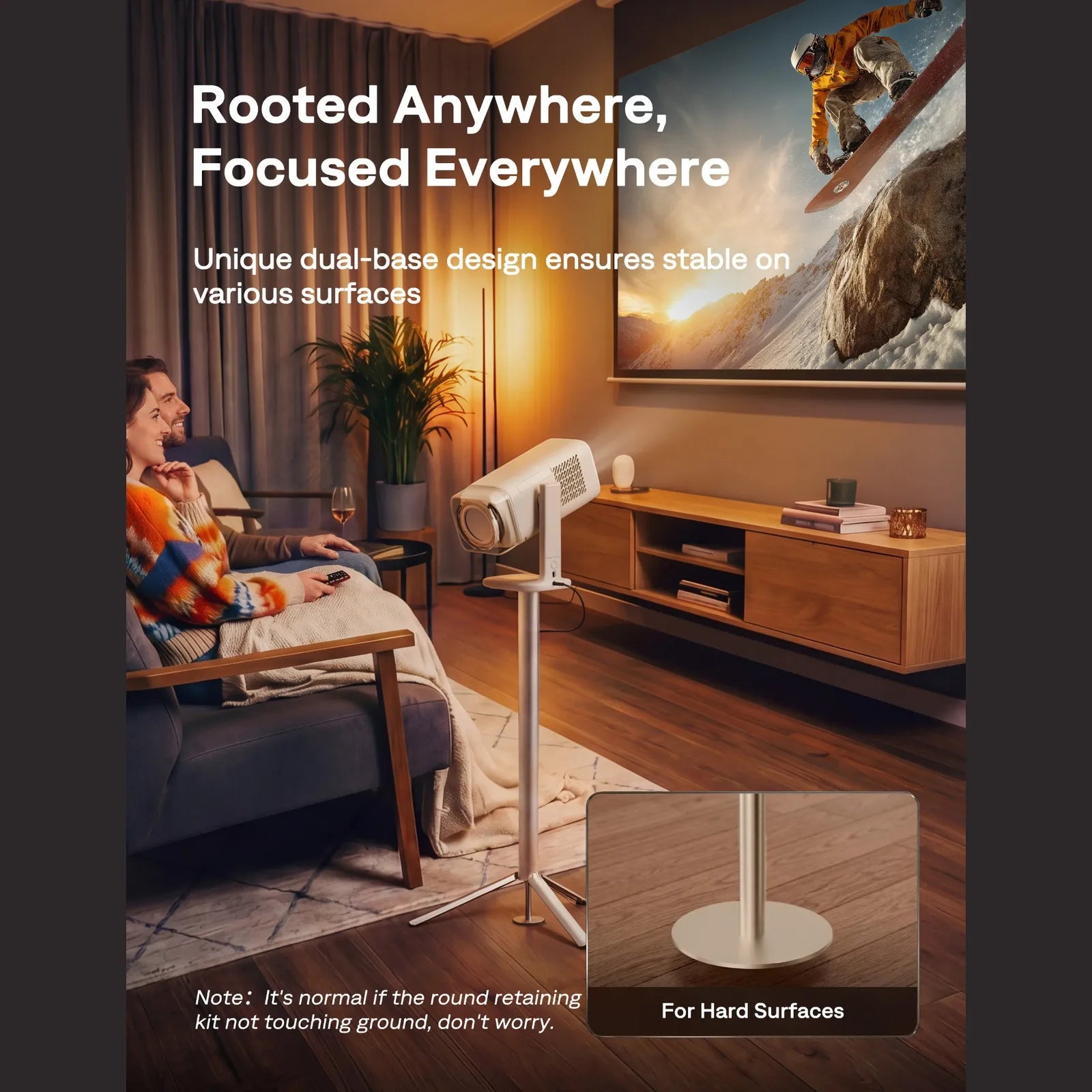 Aurzen PowerBase Projector Stand for BOOM air / D1R air / D1 air
