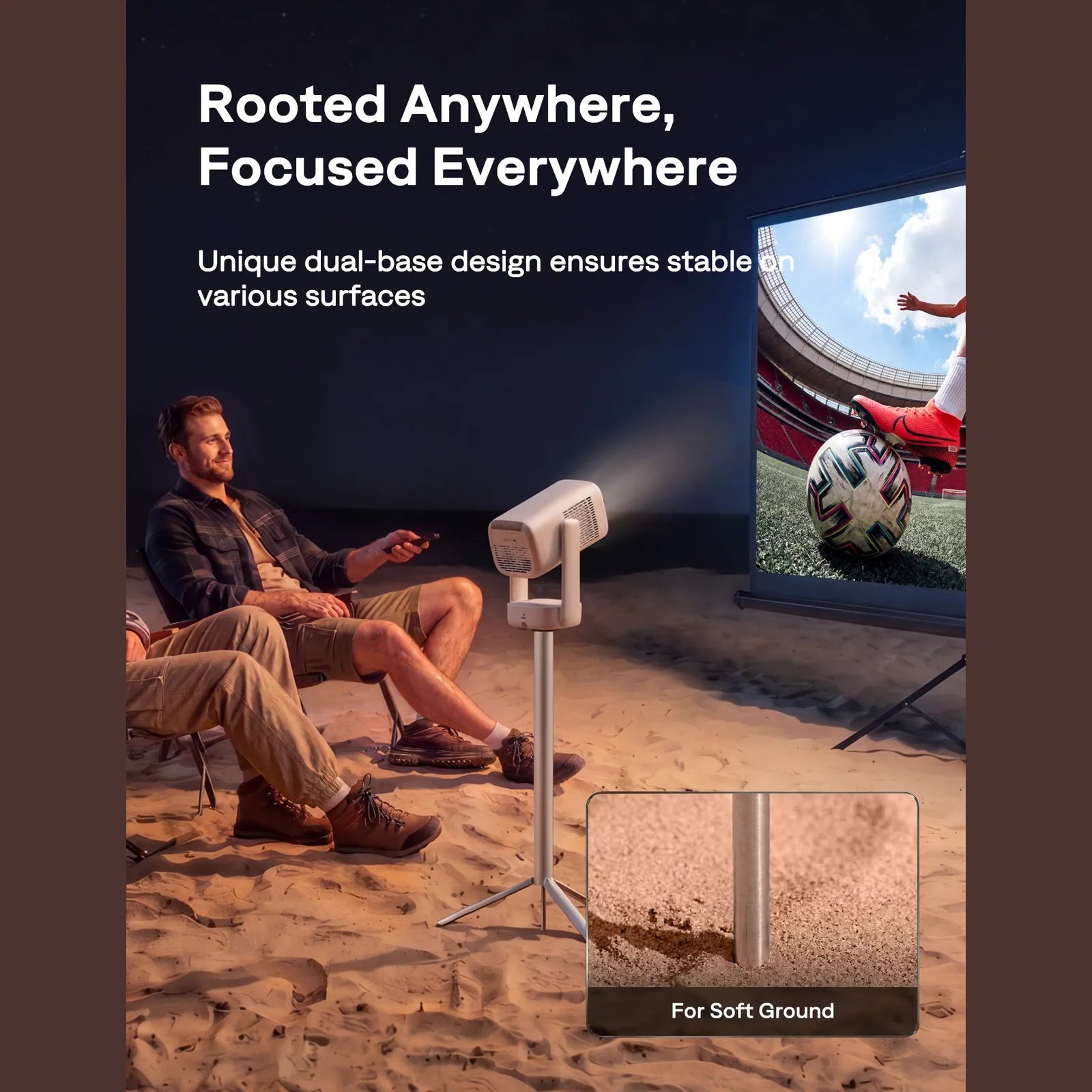 Aurzen PowerBase Projector Stand for BOOM air / D1R air / D1 air