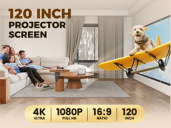 Aurzen 120" Portable Projector Screen