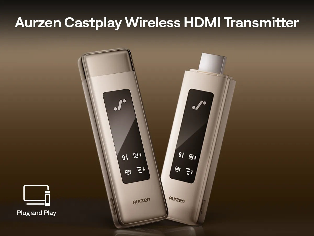 Aurzen CastPlay Wireless HDMI Dongle for ZIP Projector