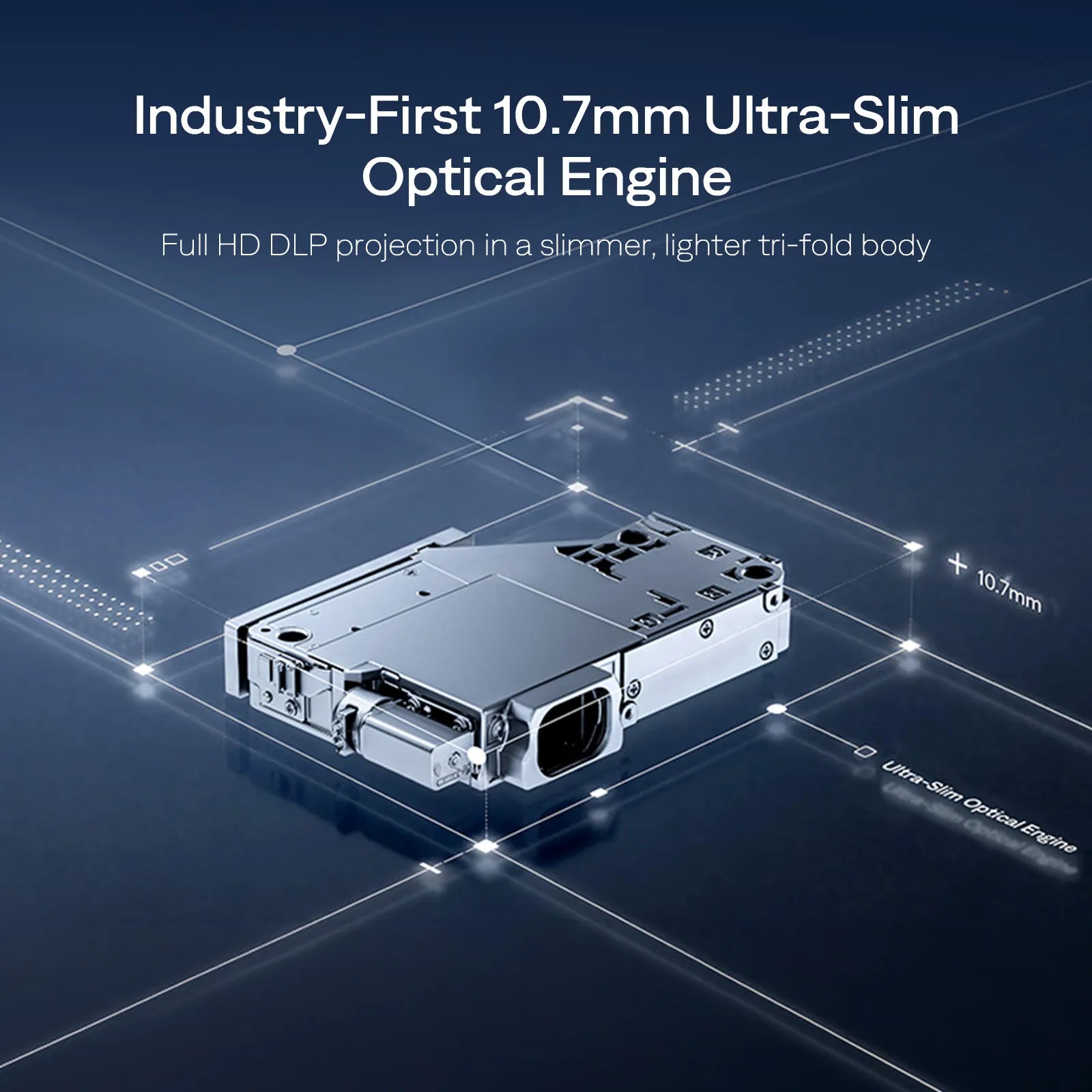 Aurzen ZIP Pro Tri-Fold Full HD Portable Projector