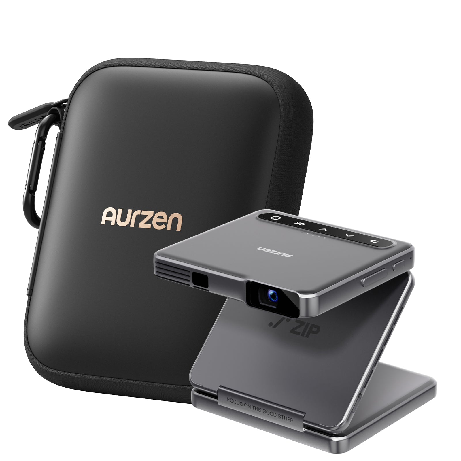Aurzen ZIP Projector | Tri-Fold Mini Projector for Sewing & Travel