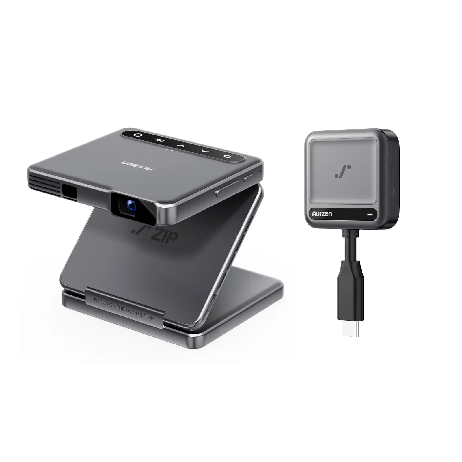Aurzen ZIP Tri-Fold Portable Mini Projector | Compact Smart Projector Aurzen ZIP Tri-Fold Portable Mini Projector | Compact Smart Projector