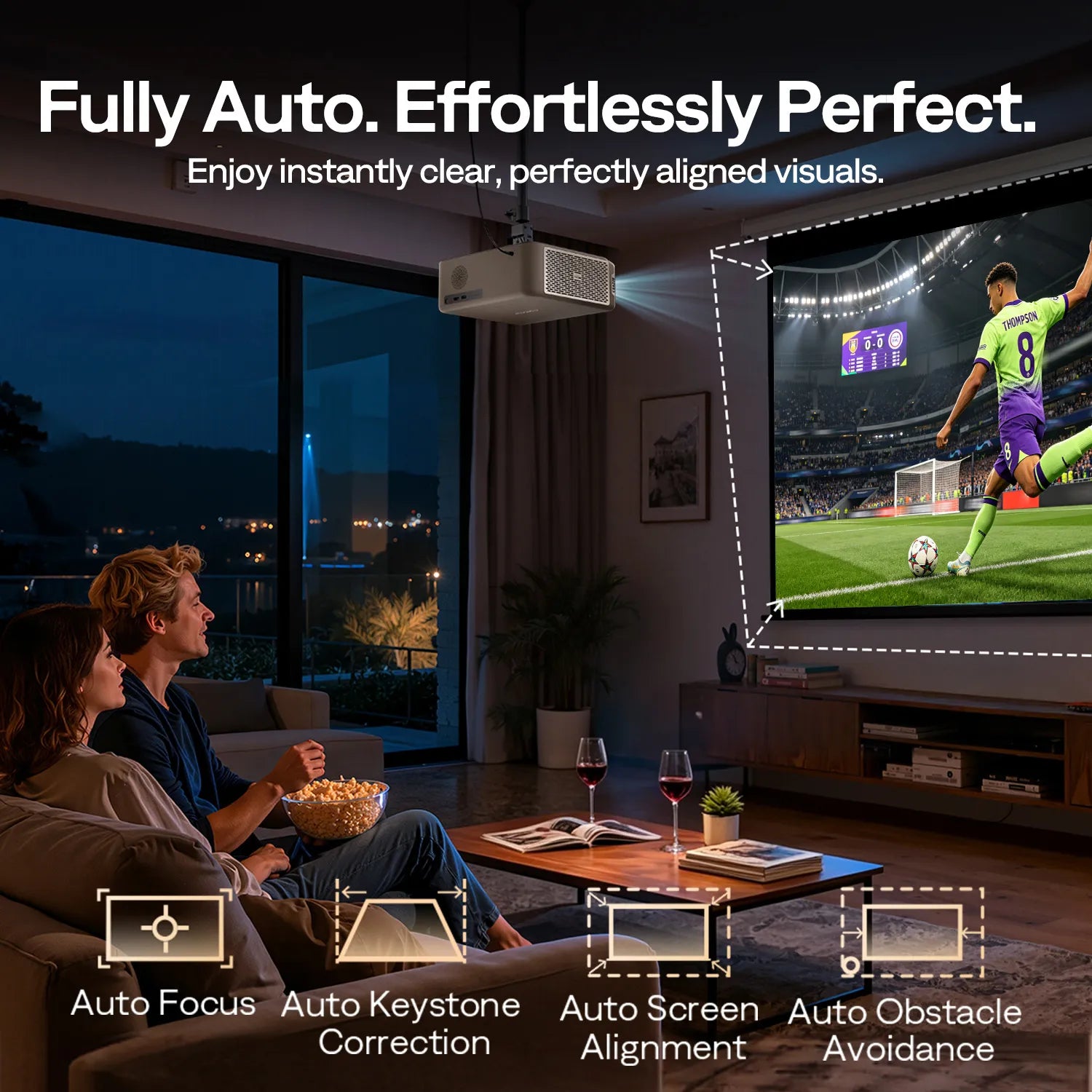 <tc>Aurzen</tc> <tc>EAZZE</tc> D1 MAX Google TV Smart-Projektor