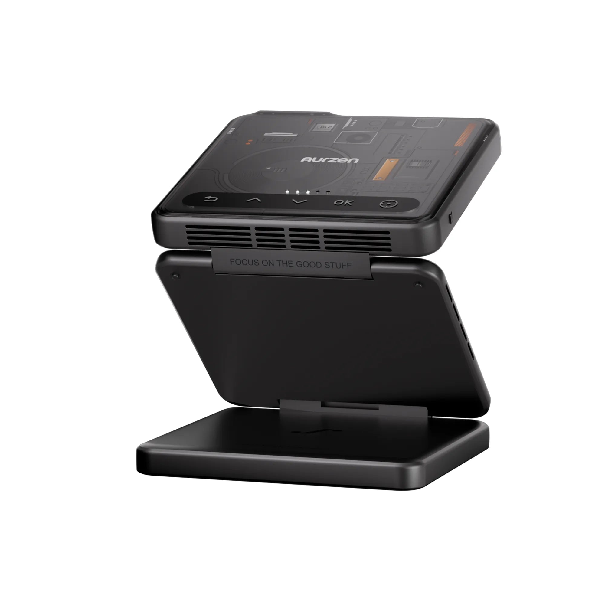 Aurzen ZIP Tri-Fold Portable Mini Projector