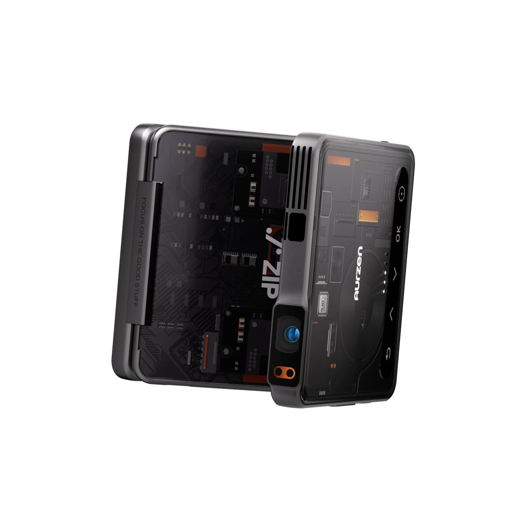 Aurzen ZIP Tri-Fold Portable Mini Projector