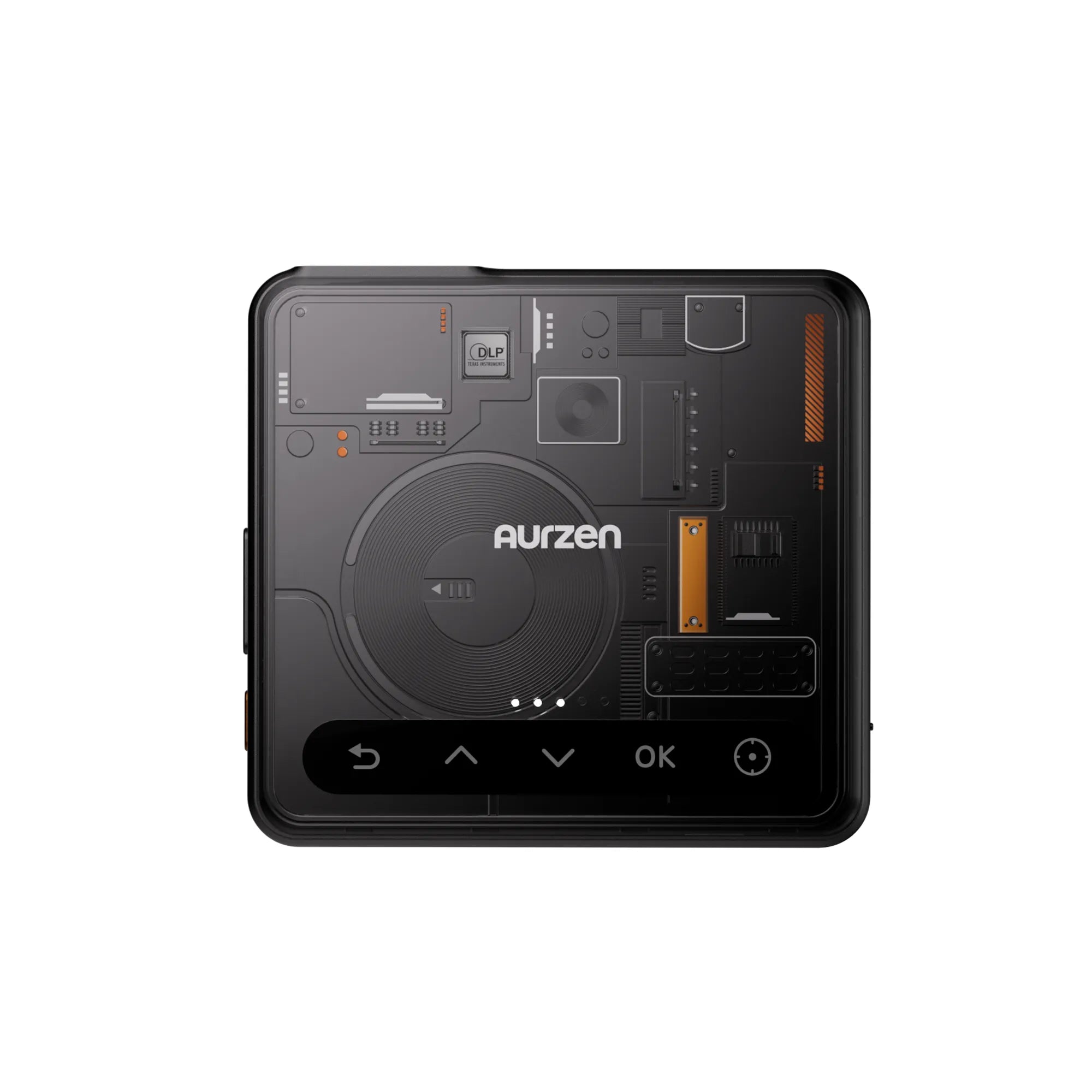 Aurzen ZIP Tri-Fold Portable Mini Projector