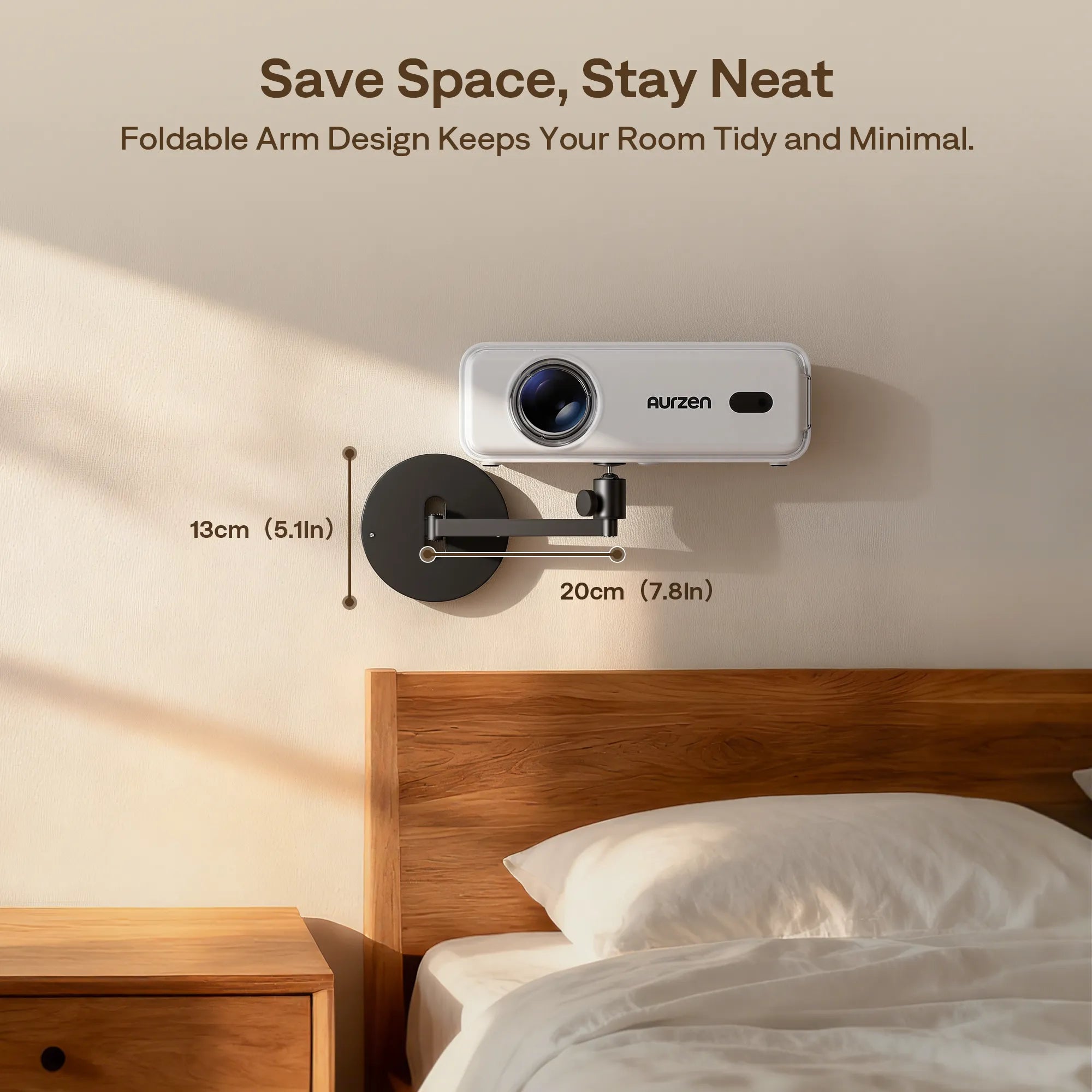 <tc>Aurzen</tc> Verstellbare Wandhalterung für Projektoren