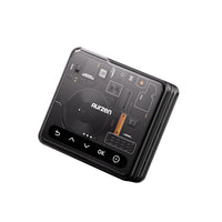 Folded view of ZIP Cyber Edition projector showing clean, compact square shape and circuit-inspired surface