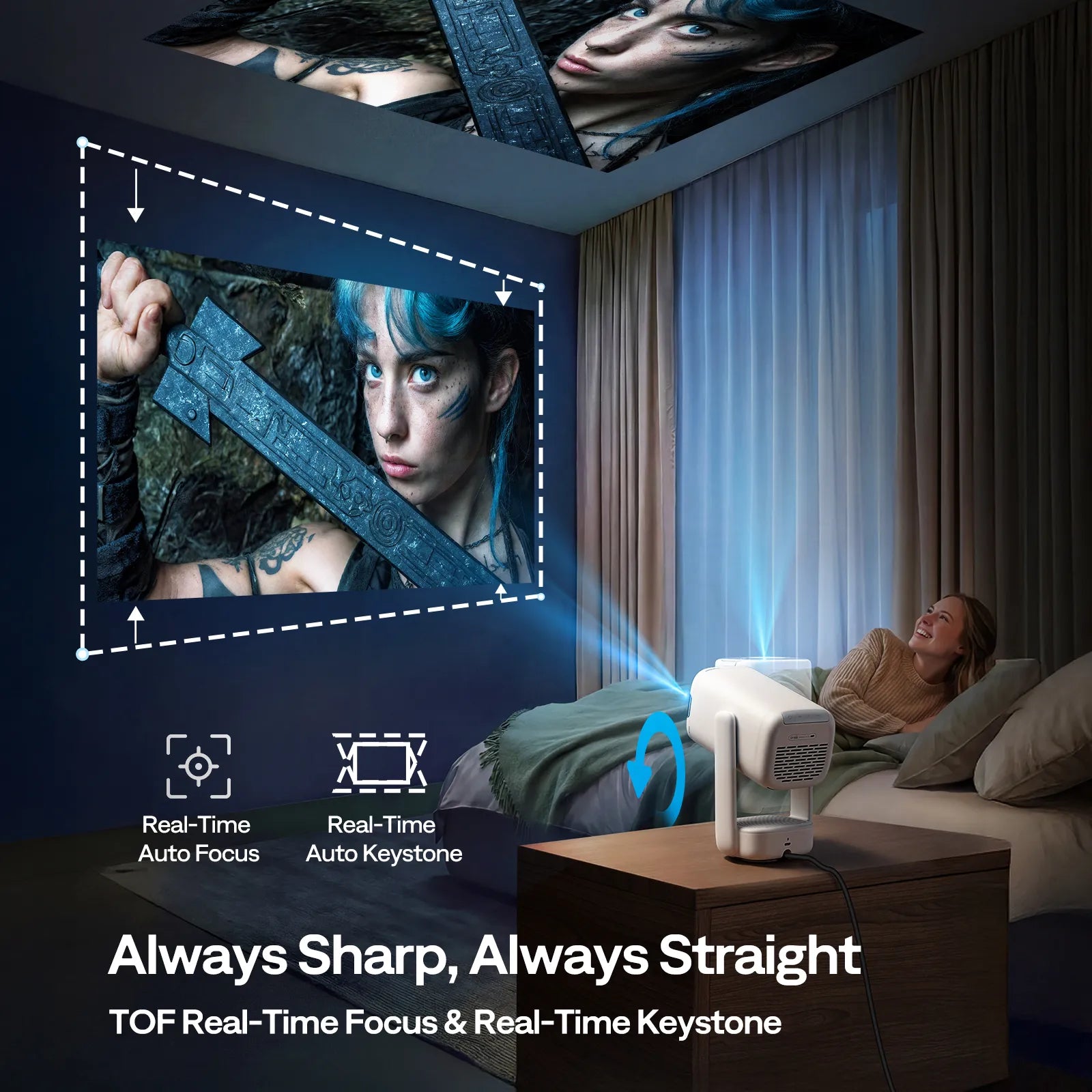 Aurzen EAZZE D1 air Portable Smart Projector
