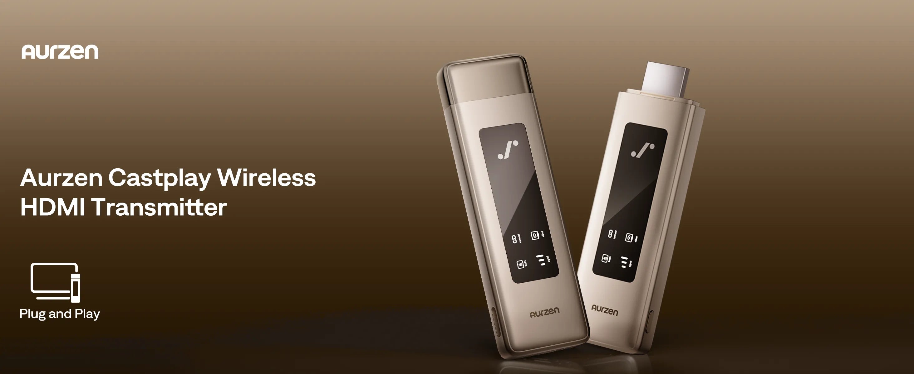 Aurzen CastPlay Wireless HDMI Dongle for ZIP Projector