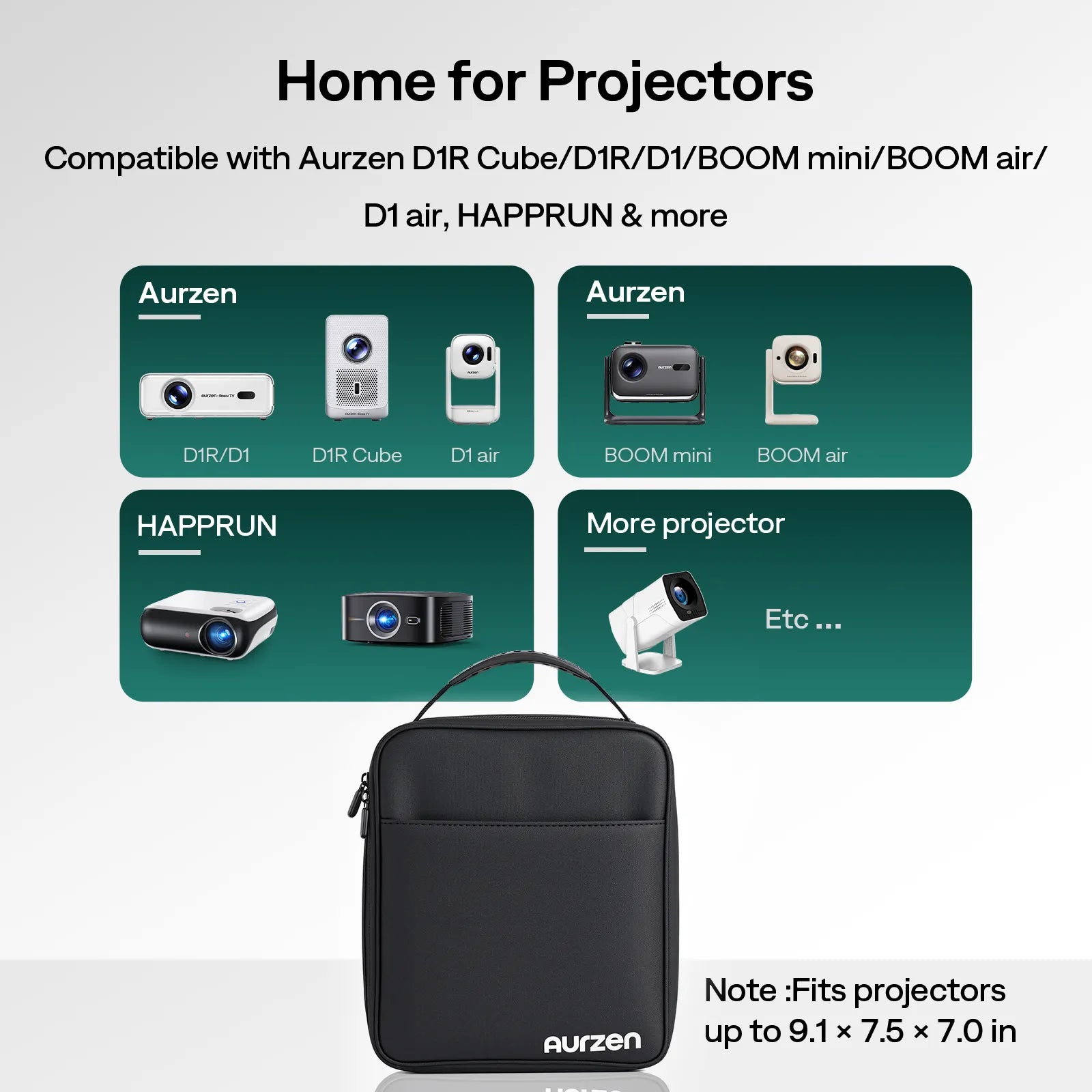 Aurzen Universal Carrying Case for Projectors