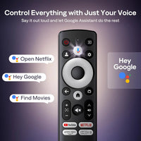 Aurzen EAZZE D1G remote with Google Assistant voice control for hands-free operation