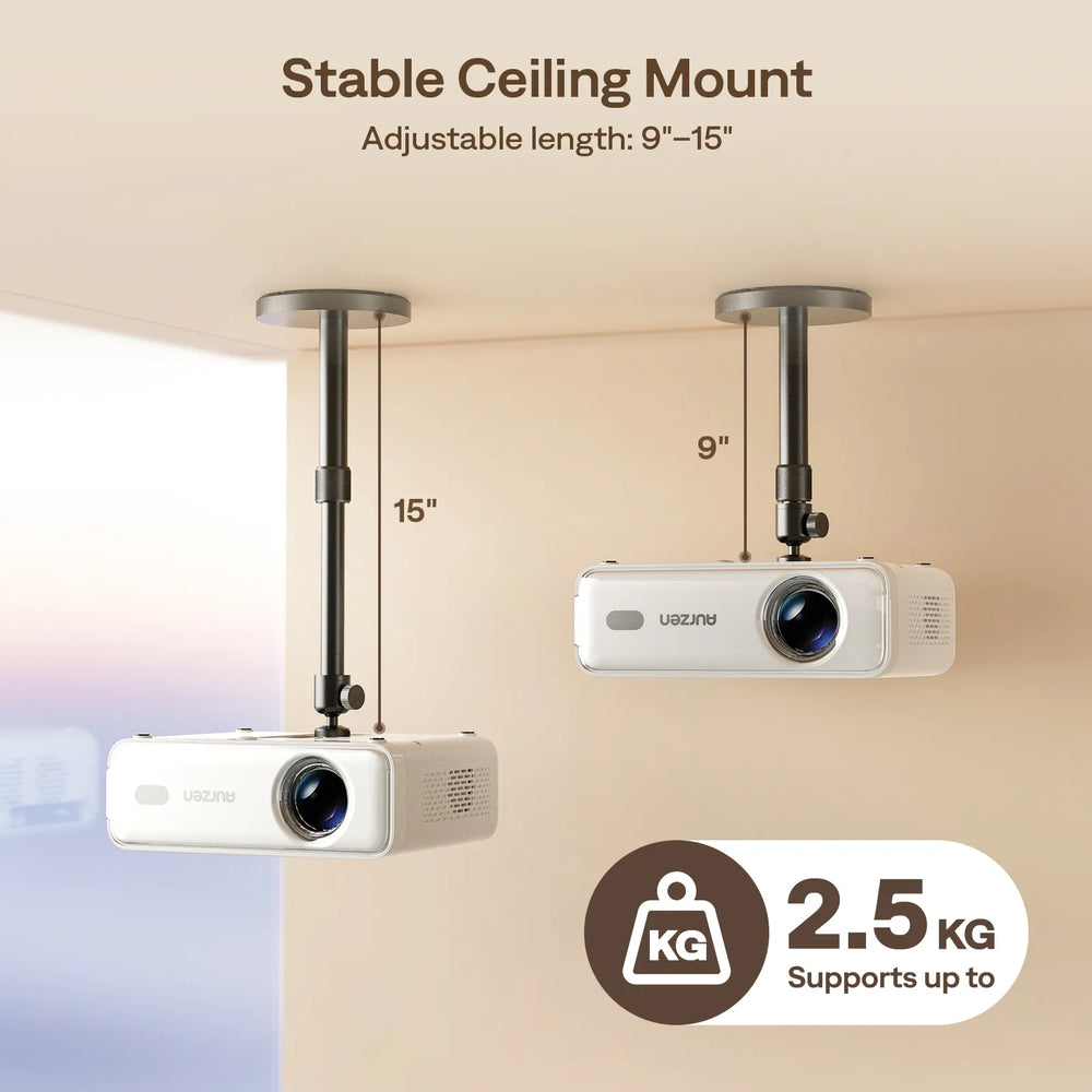 Aurzen Universal 15" Projector Ceiling Mount