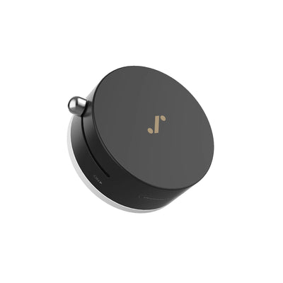 Aurzen MagPlay dual-sided mount with round suction base, black and dark gray