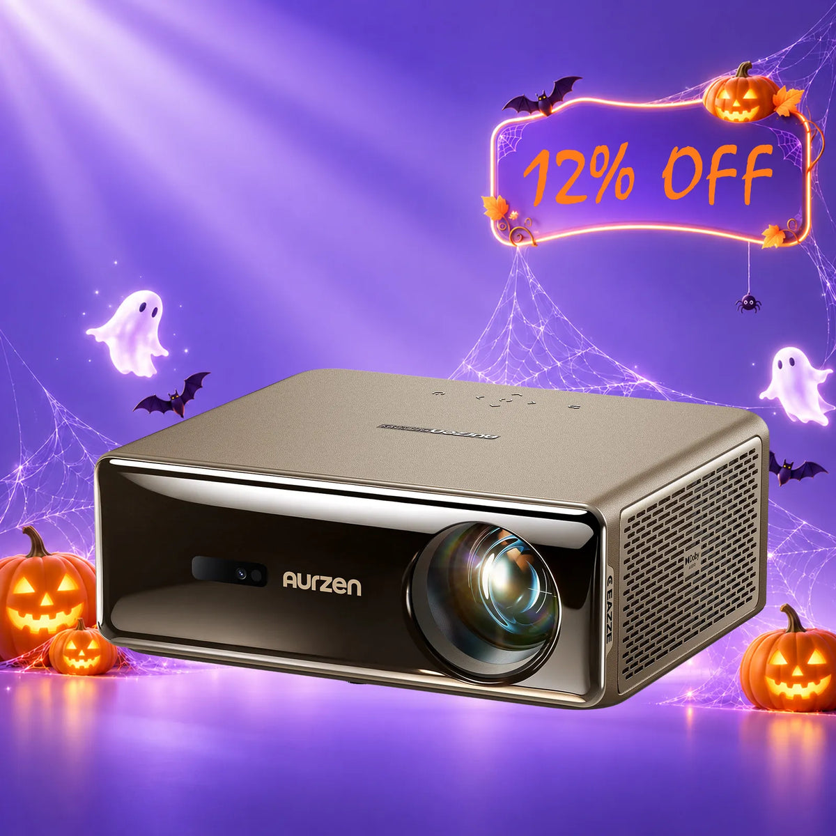 Aurzen EAZZE D1 MAX Gemini AI Google TV Projector