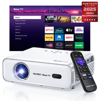 Aurzen EAZZE D1R Roku TV Smart Projector