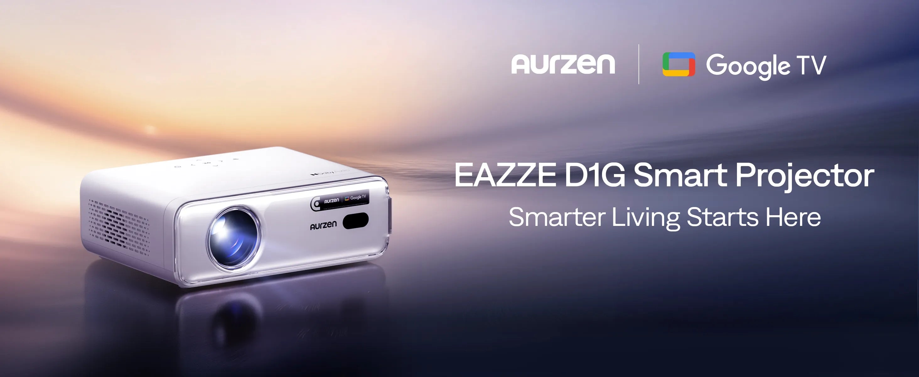 Aurzen EAZZE D1G—Only certified Google TV projector under $200 with premium streaming features