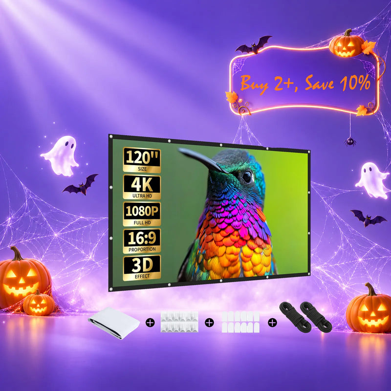 Aurzen 120" Portable Projector Screen