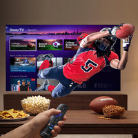 With Roku, live games and sports content are right there-no setup, no guessing, just press play.