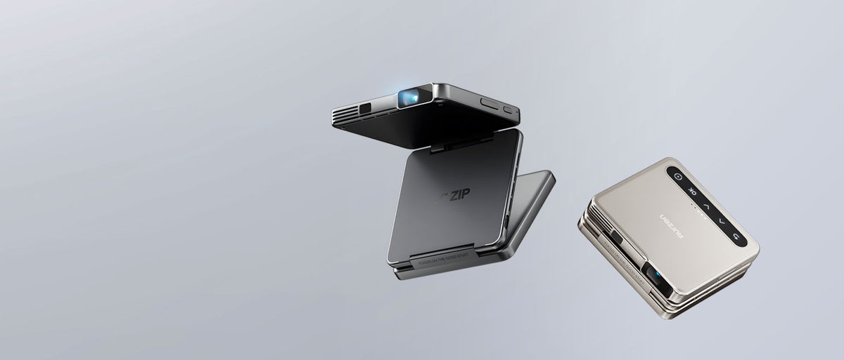 Aurzen ZIP Series – Portable Smart Mini Projectors with Foldable Design